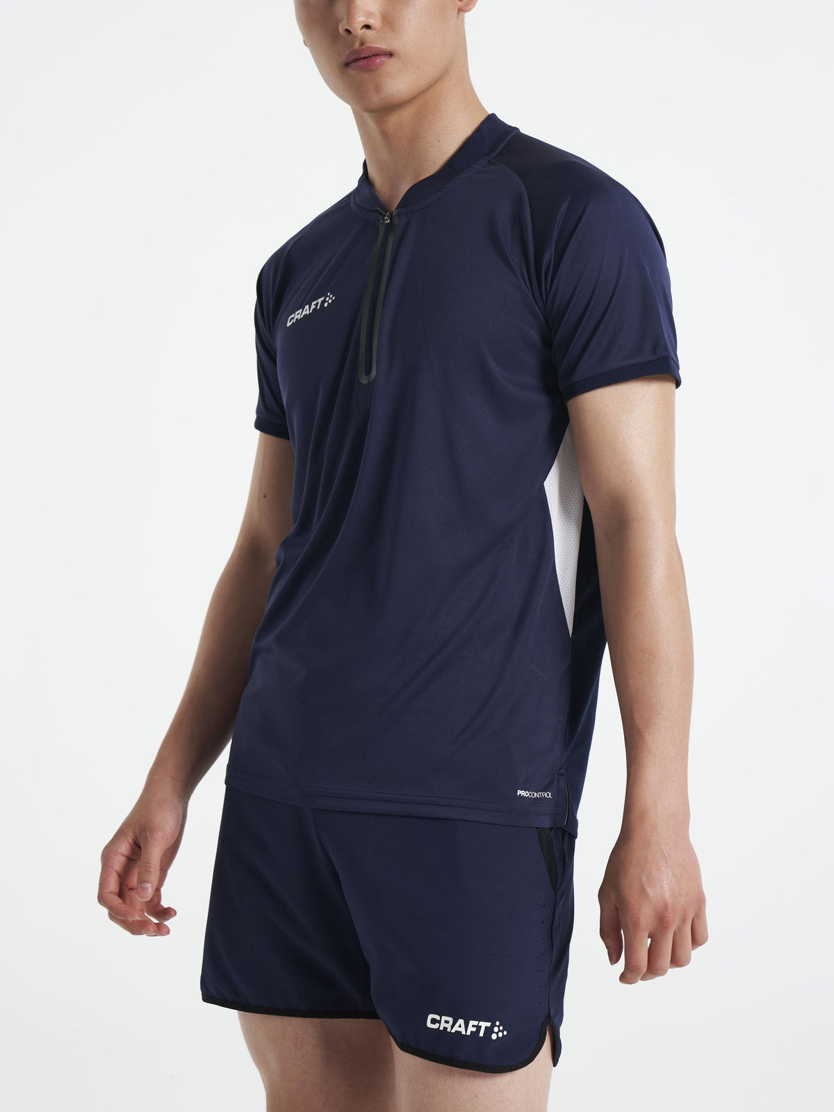 Craft PRO Control Impact Polo Herren in Navy/Weiss, Detailansicht