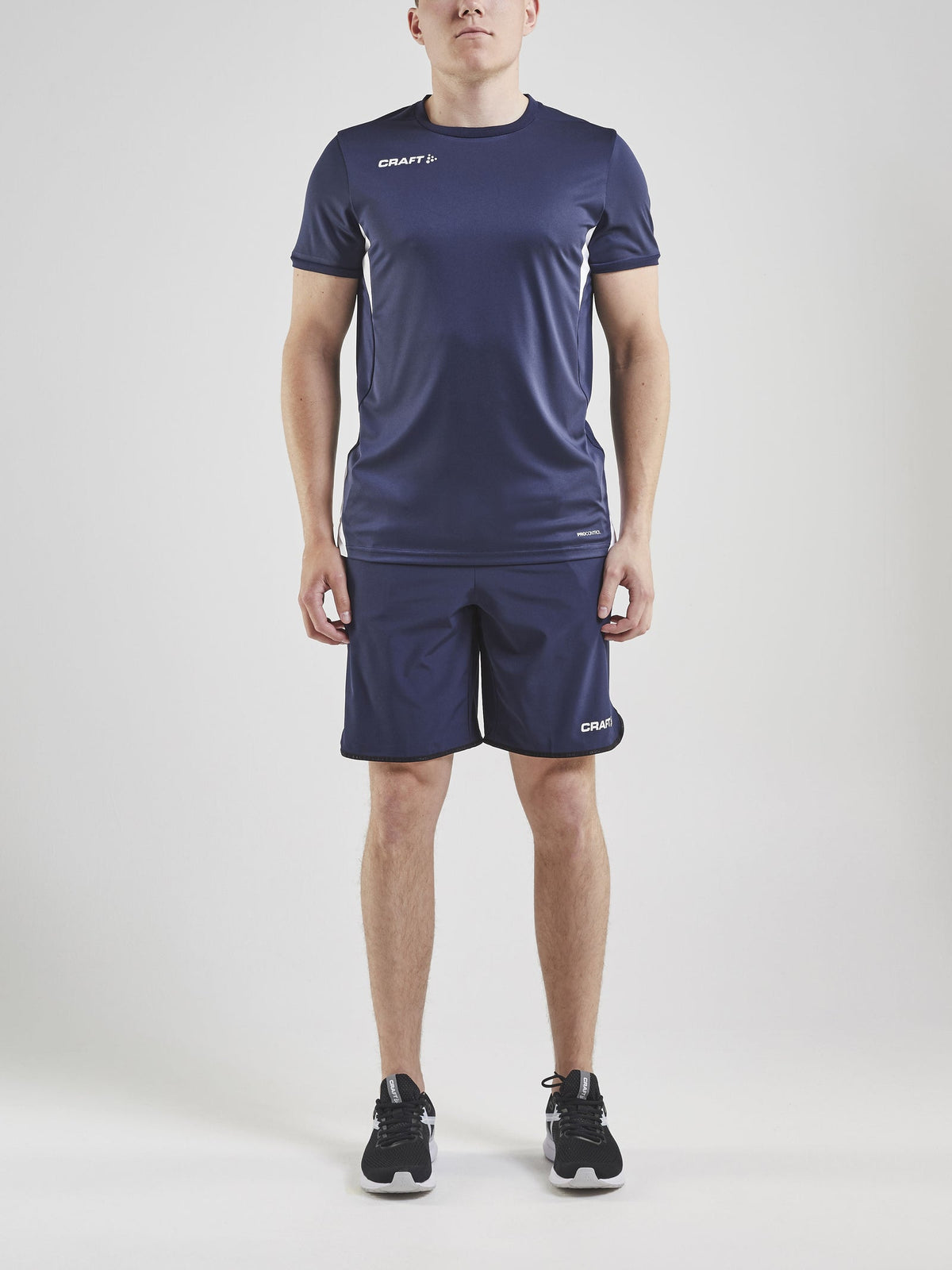 Craft PRO Control Impact SS Tee Herren in Navy/Weiss, Detailansicht