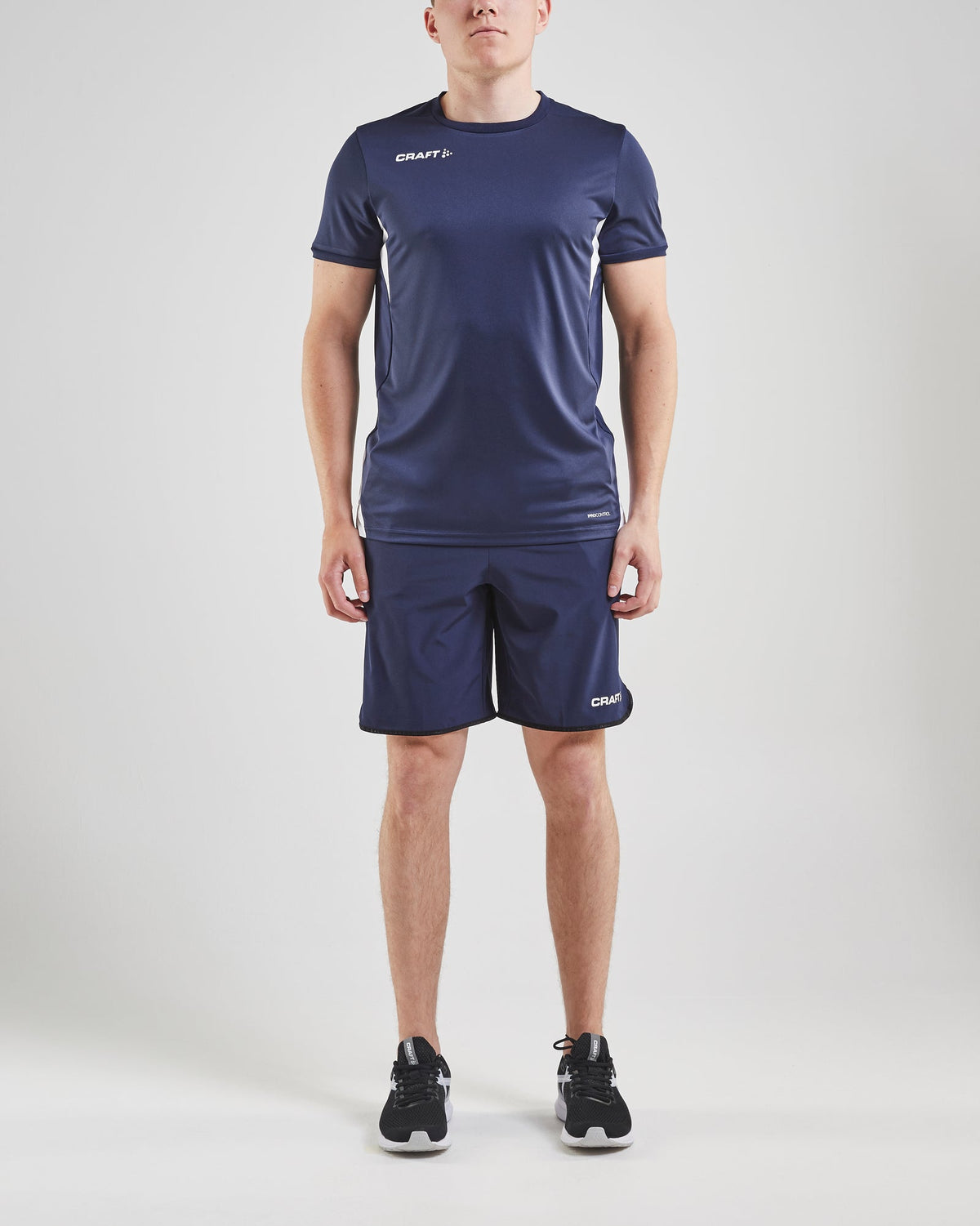 Craft PRO Control Impact SS Tee Herren in Navy/Weiss, Detailansicht