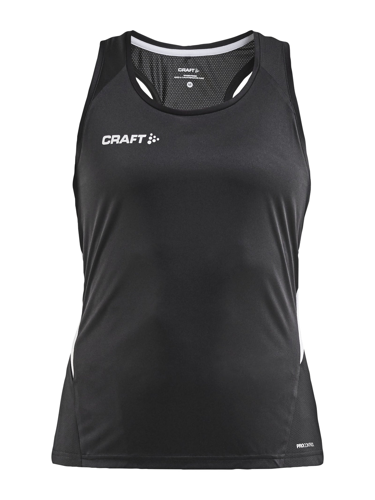 Craft PRO Control Impact Singlet Damen in Schwarz/Weiss, Vorderansicht