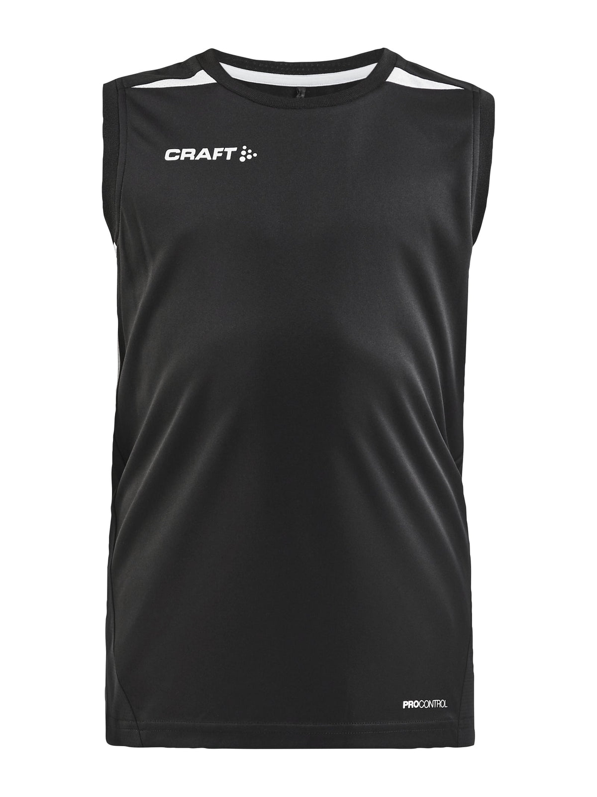 Craft PRO Control Impact SL Junior in Schwarz/Weiss, Vorderansicht