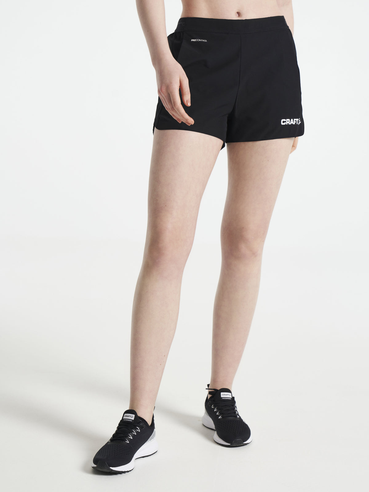 Craft PRO Control Impact Shorts Damen in Schwarz, Detailansicht