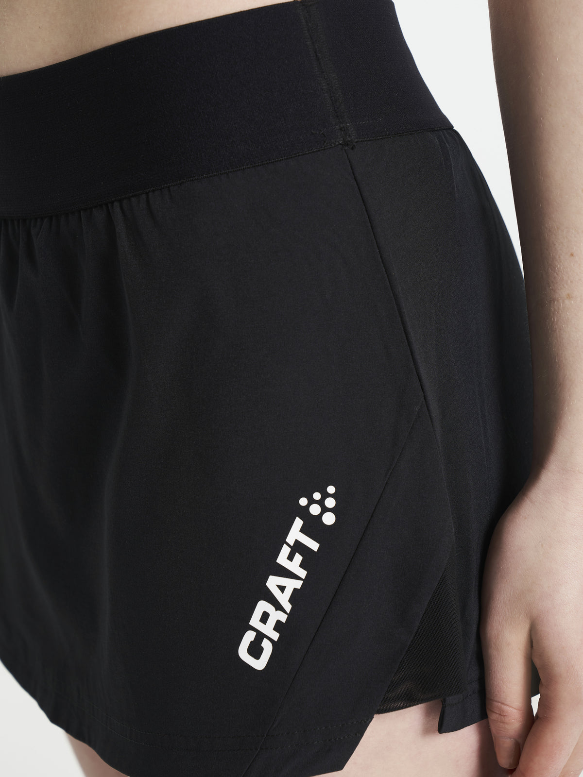 Craft PRO Control Impact Skirt Damen in Schwarz, Detailansicht