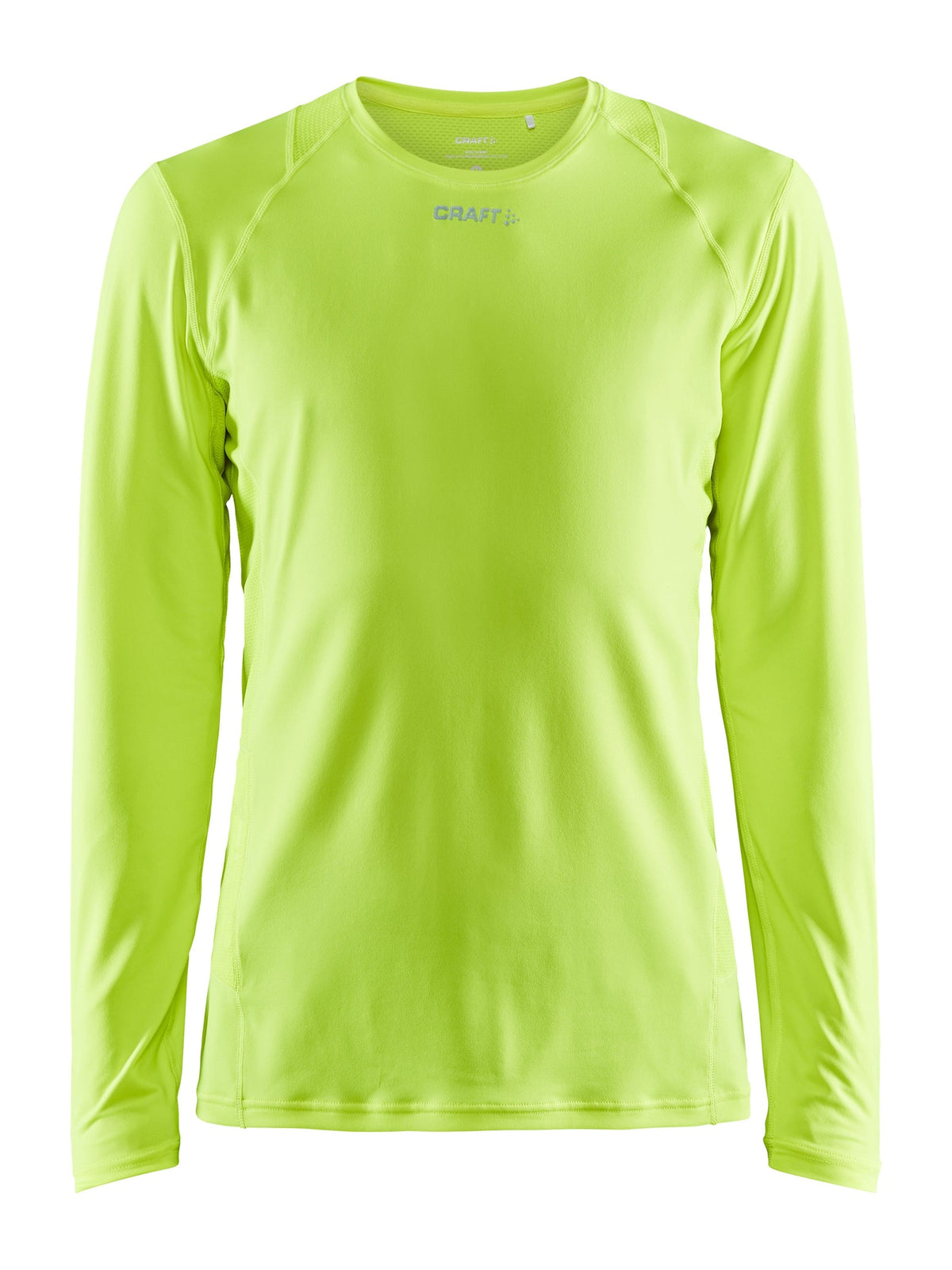 Craft ADV Essence LS Tee Herren in Neongelb, Vorderansicht