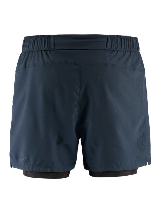 Craft ADV Essence 2-in-1 Stretch Shorts Herren in Dunkelblau, Rückansicht