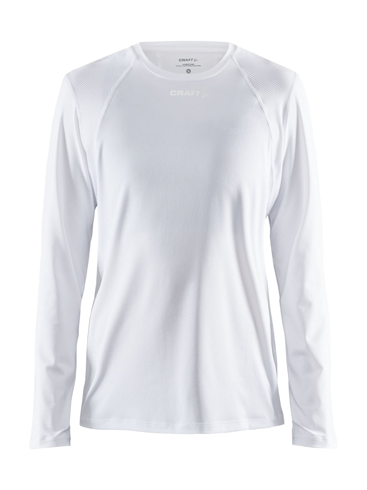 Craft ADV Essence LS Tee Damen in Weiss, Vorderansicht