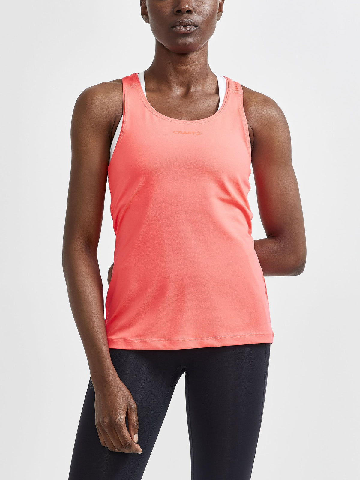Craft ADV Essence Singlet Damen in Neonpink, Detailansicht