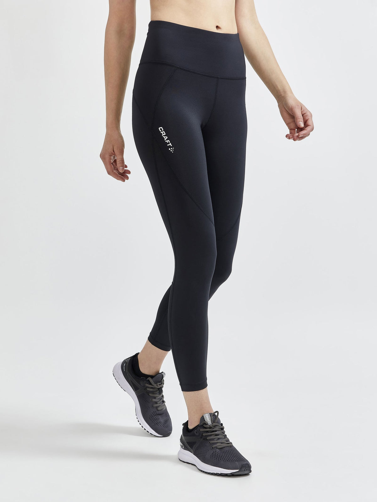 Craft ADV Essence High Waist Tights Damen in Schwarz, Detailansicht