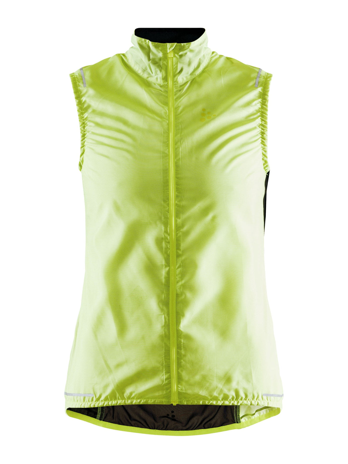 Craft ADV Essence Light Wind Vest Damen in Neongelb, Vorderansicht