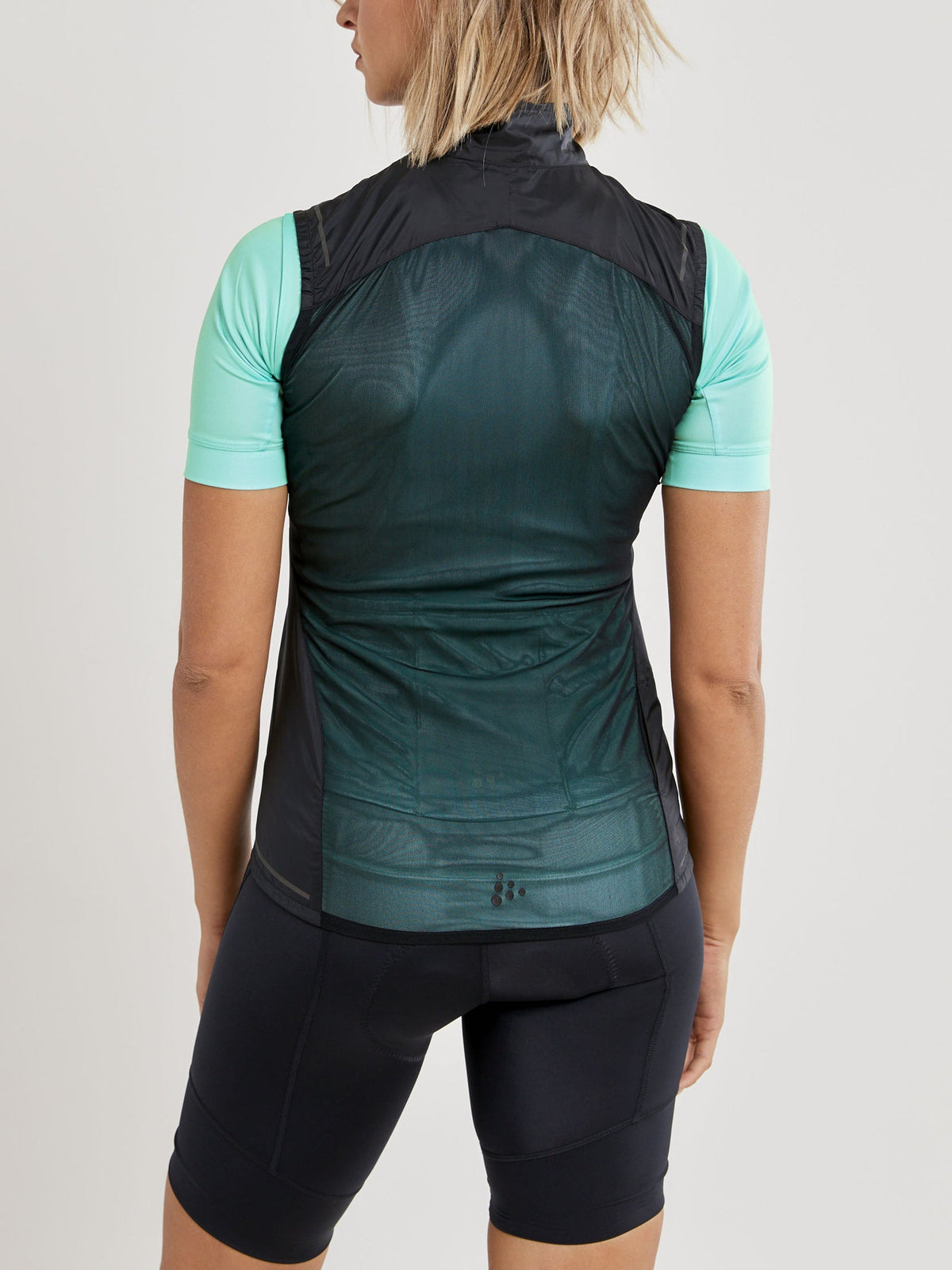 Craft ADV Essence Light Wind Vest Damen in Schwarz, Detailansicht