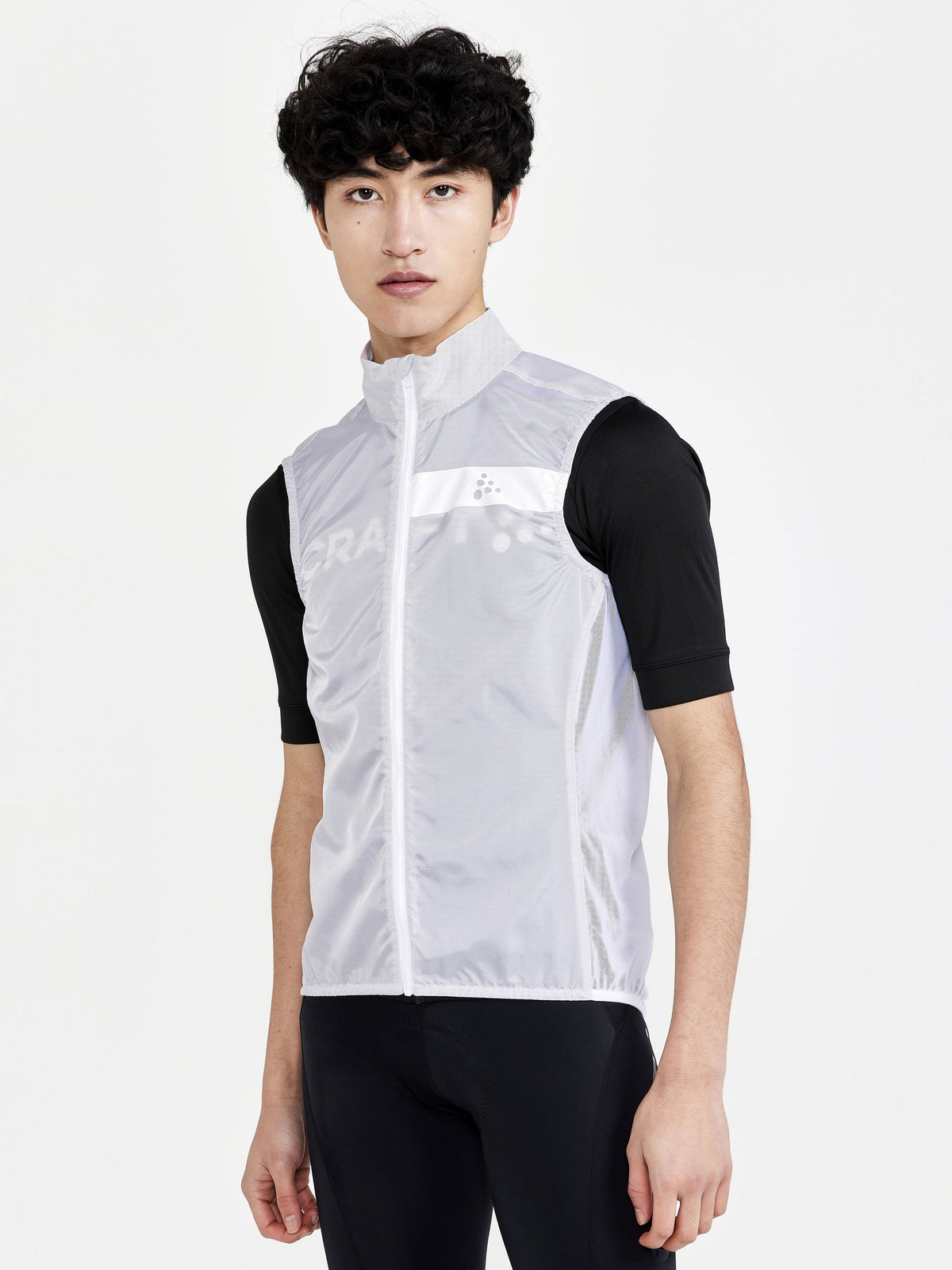 Craft ADV Essence Light Wind Vest Herren in Weiss, Detailansicht