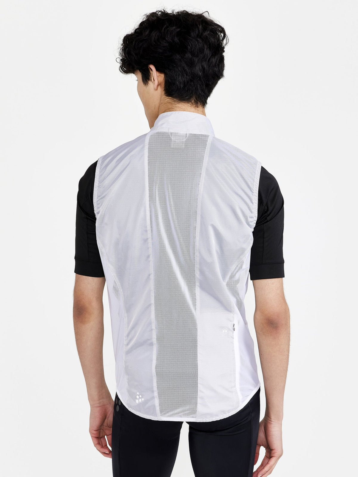 Craft ADV Essence Light Wind Vest Herren in Weiss, Detailansicht