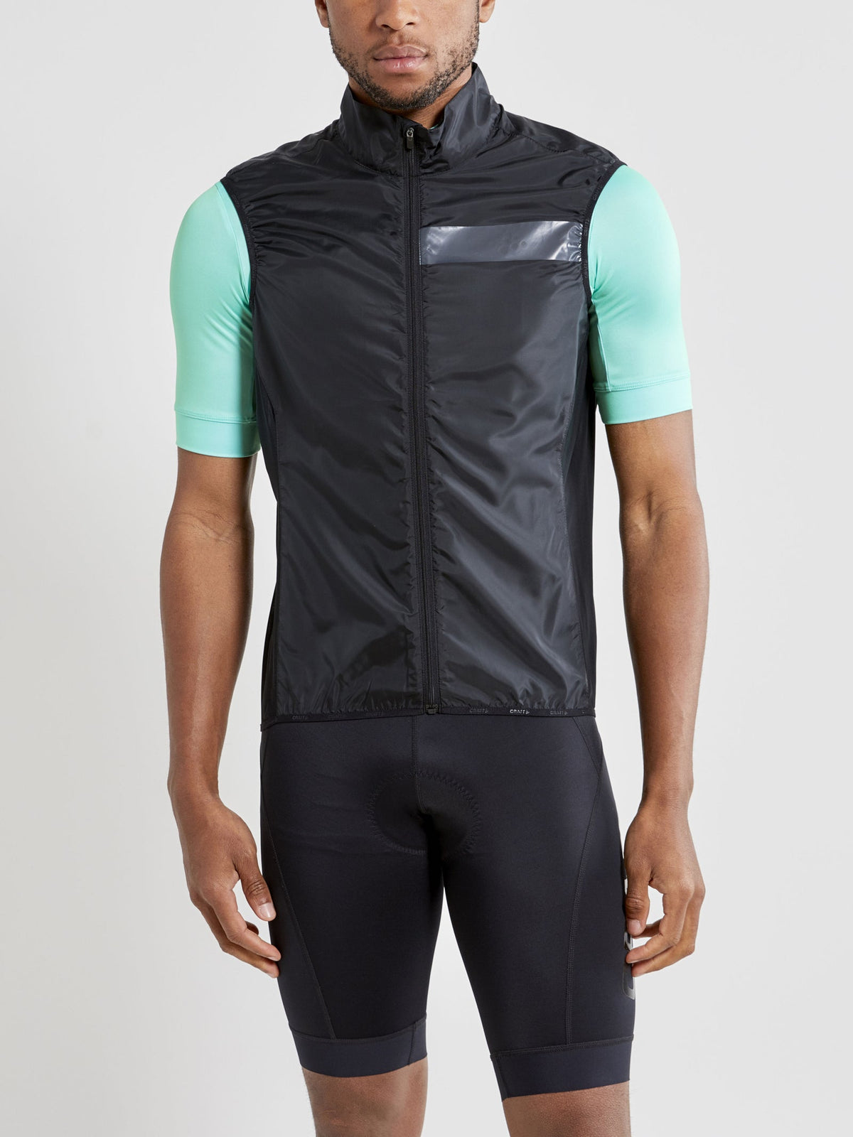Craft ADV Essence Light Wind Vest Herren in Schwarz, Detailansicht