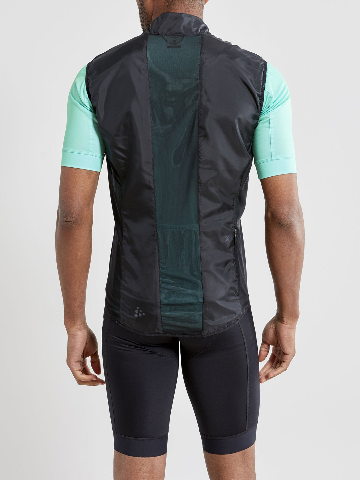 Craft ADV Essence Light Wind Vest Herren in Schwarz, Detailansicht