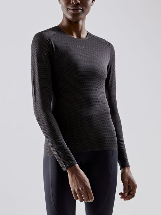 Craft Active Nanoweight LS Damen in Schwarz, Detailansicht