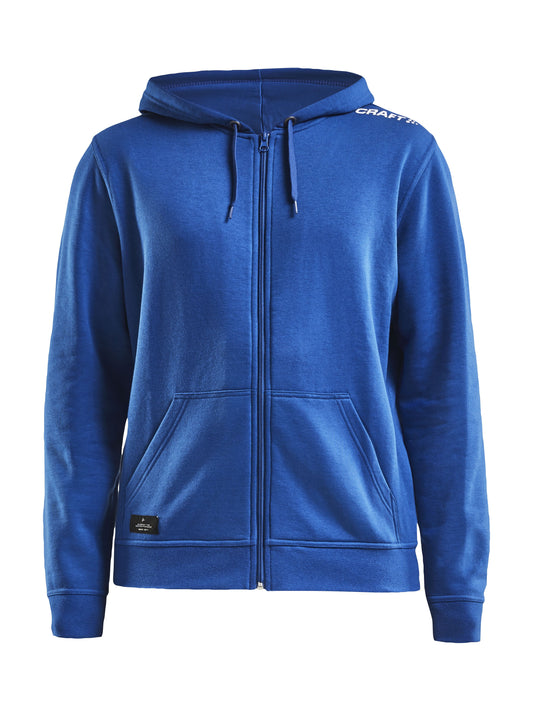 Craft Community FZ Hoodie Herren in Royalblau, Vorderansicht