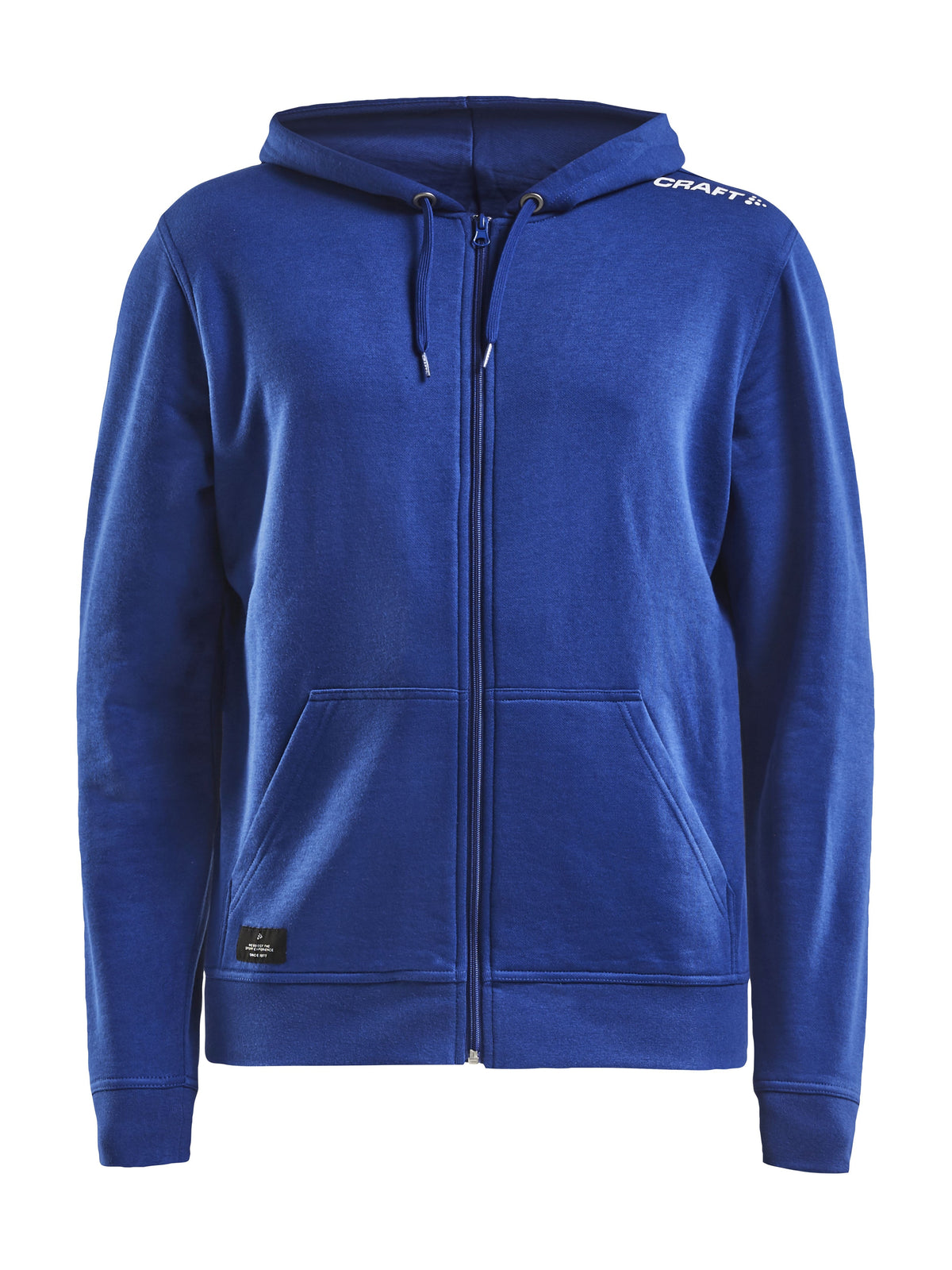 Craft Community FZ Hoodie Herren in Kobaltblau, Vorderansicht