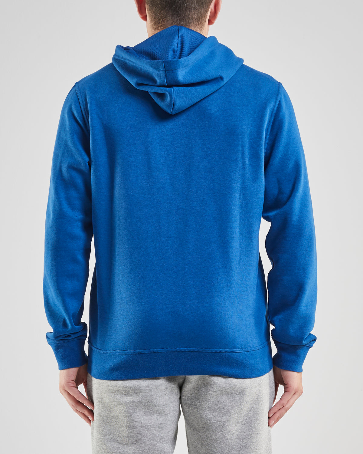 Craft Community FZ Hoodie Herren in Royalblau, Detailansicht