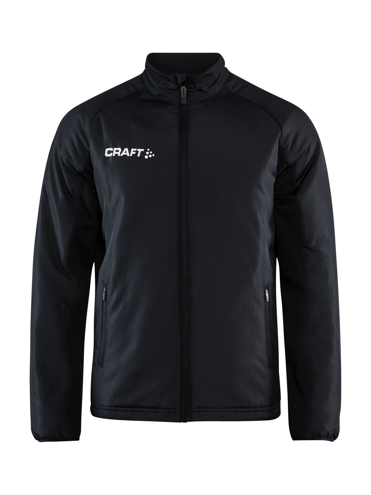 Craft Jacket Warm Junior in Schwarz, Vorderansicht