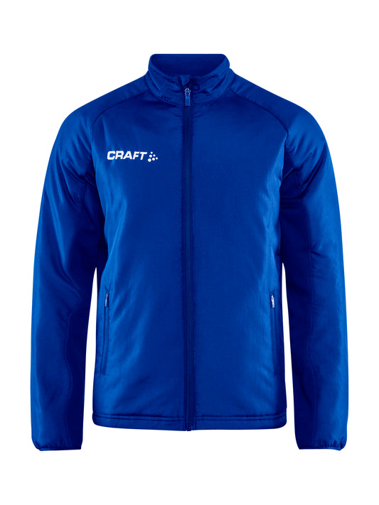 Craft Jacket Warm Junior in Kobaltblau, Detailansicht