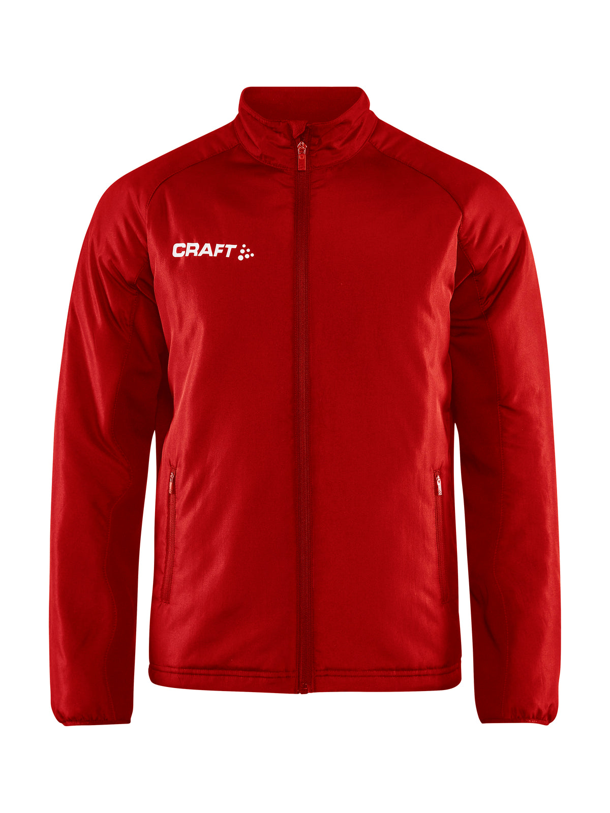 Craft Jacket Warm Junior in Rot, Vorderansicht