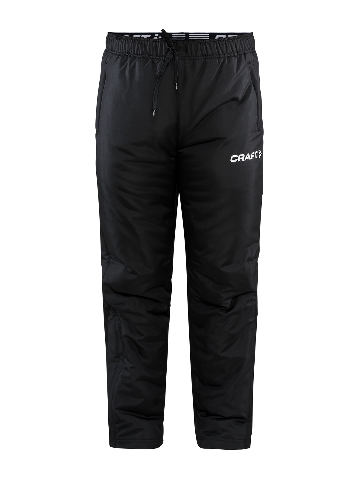 Craft Pants Warm Junior in Schwarz, Vorderansicht