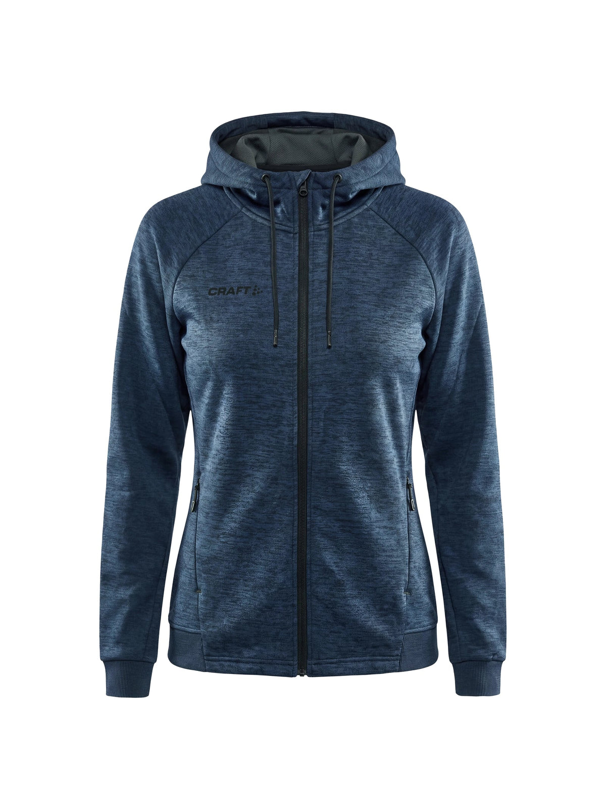 Craft ADV Unify FZ Hood Damen in Dunkelblau meliert, Vorderansicht