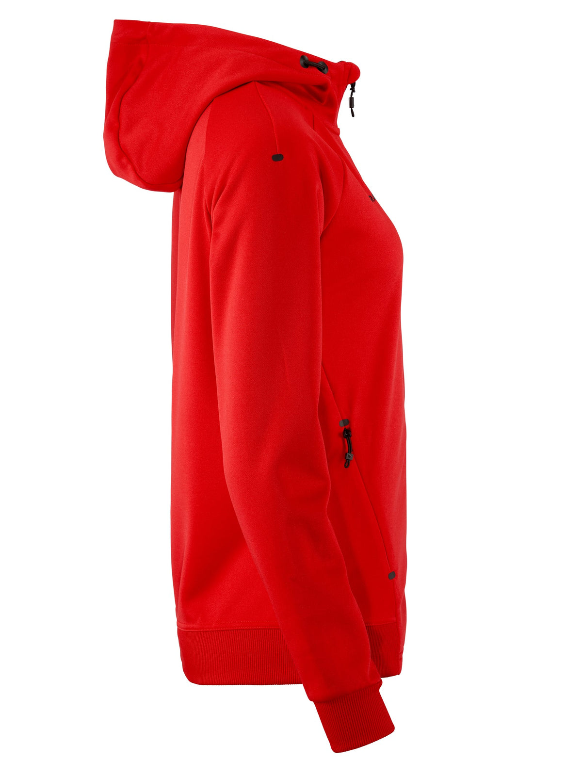 Craft ADV Unify FZ Hood Damen in Rot, Seitenansicht rechts