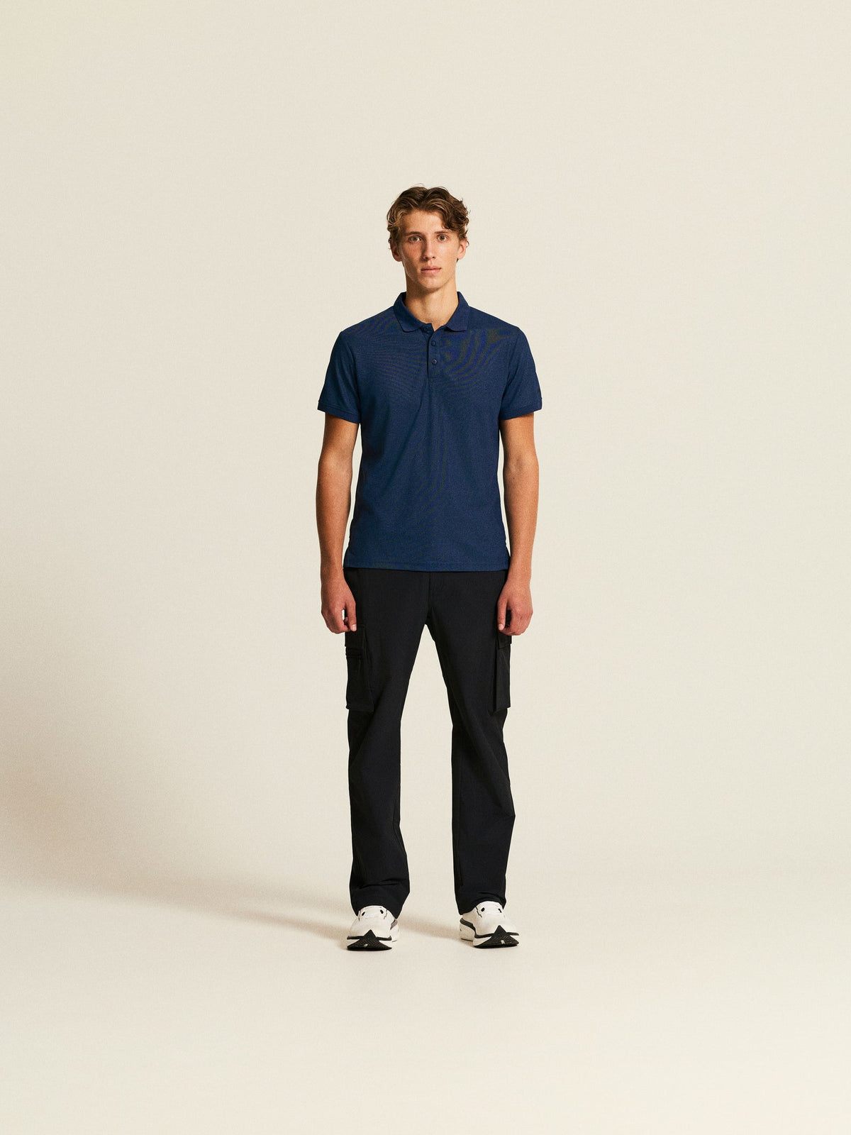 Craft CORE Unify Polo Shirt Herren in Dunkelblau meliert, Detailansicht