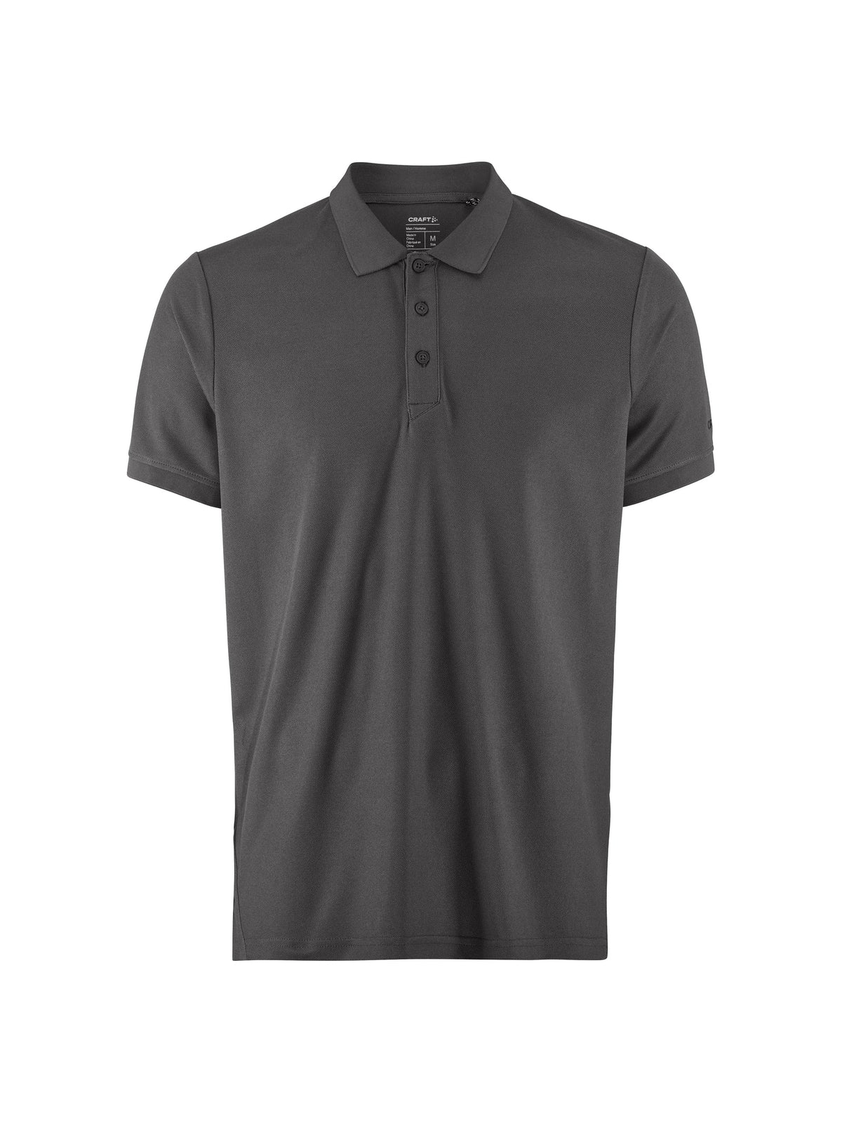 Craft CORE Unify Polo Shirt Herren in Anthrazit, Vorderansicht