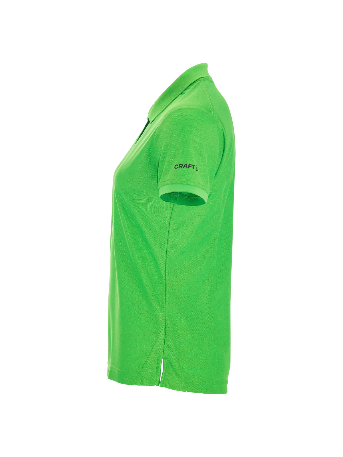 Craft CORE Unify Polo Shirt Damen in Grasgrün, Seitenansicht links