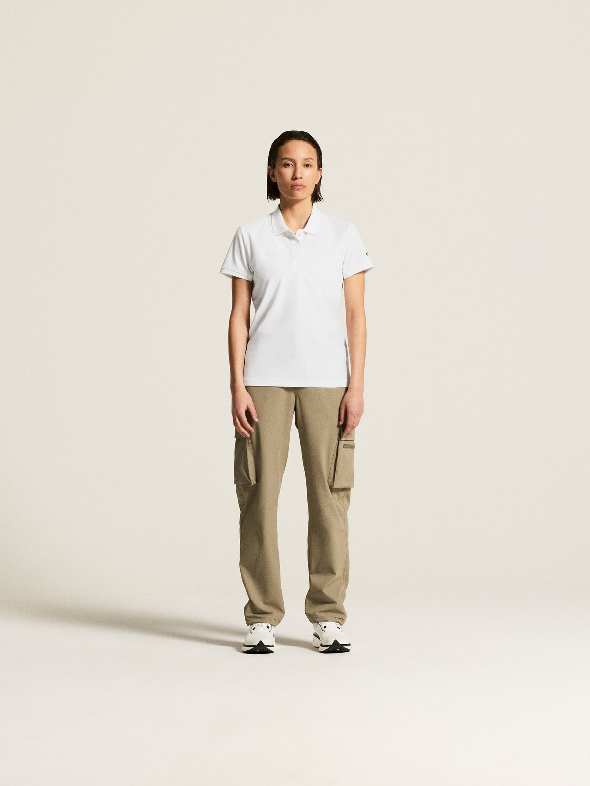 Craft CORE Unify Polo Shirt Damen in Weiss, Detailansicht