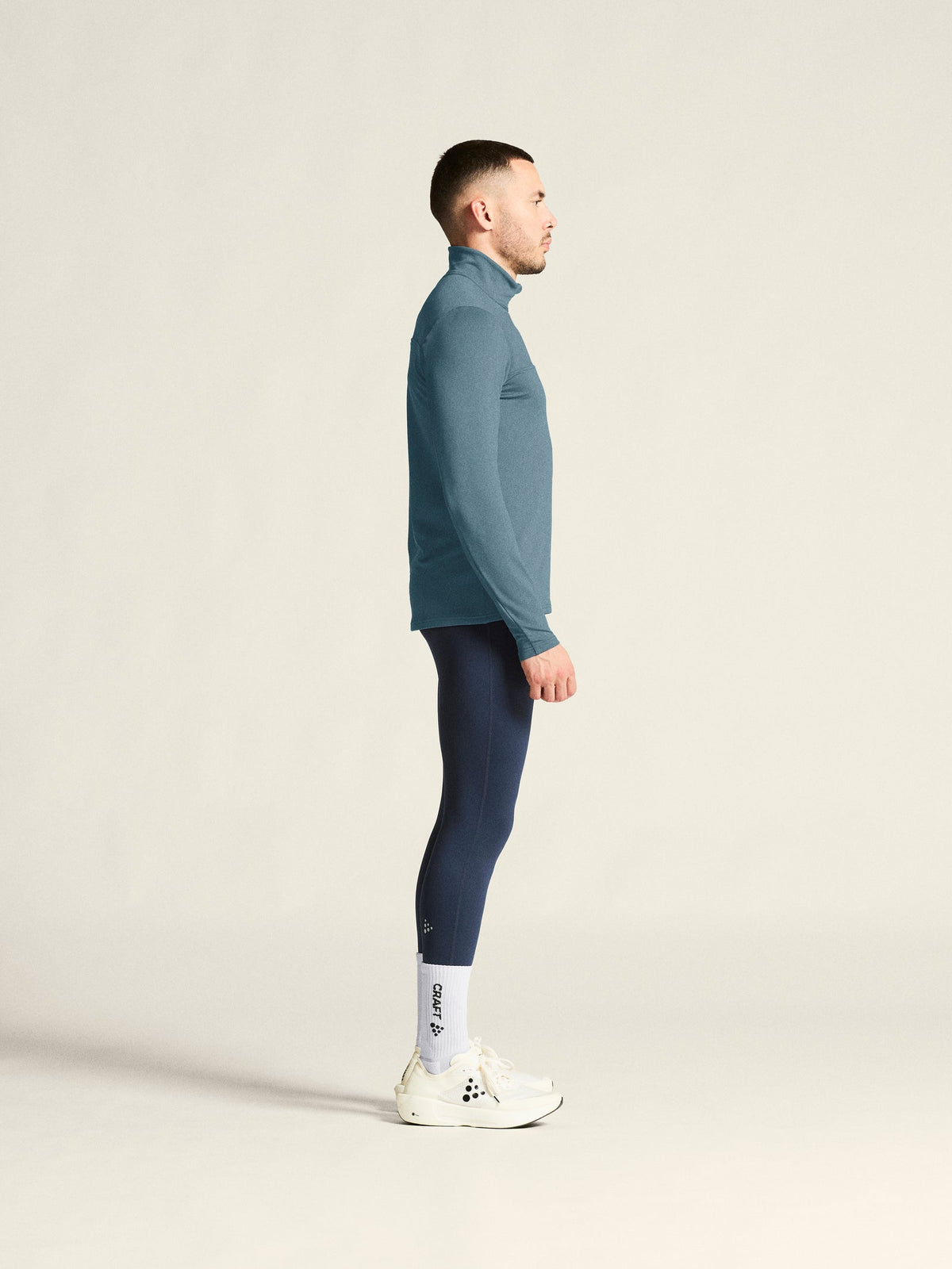 Craft CORE Gain Midlayer Herren in Taubenblau, Detailansicht