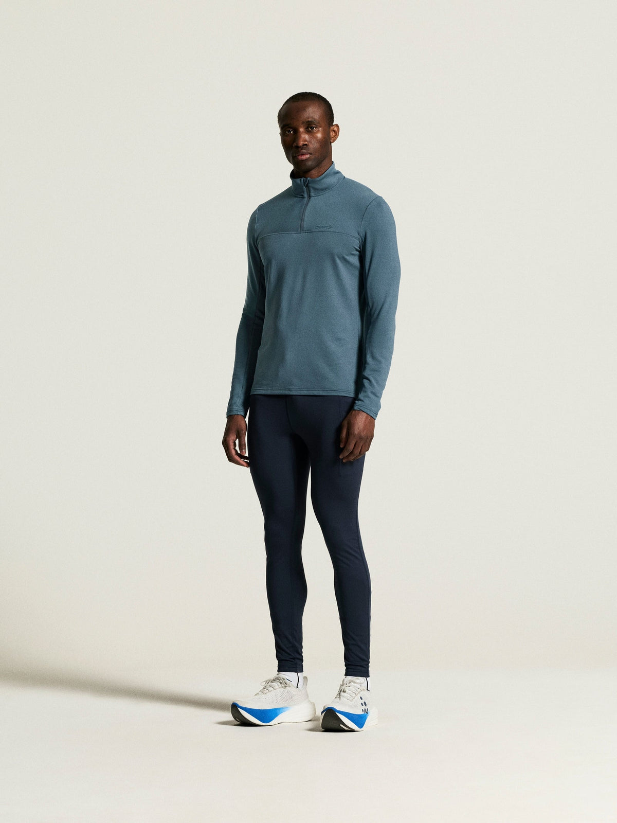 Craft CORE Gain Midlayer Herren in Taubenblau, Detailansicht