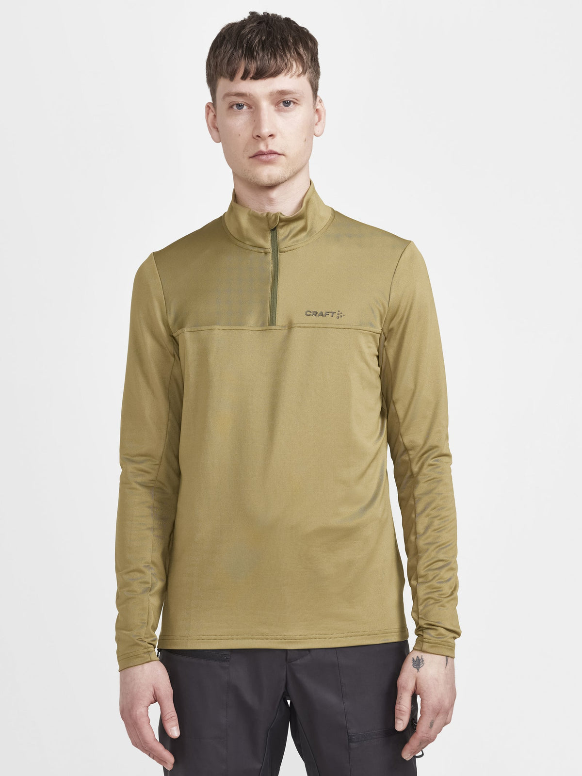 Craft CORE Gain Midlayer Herren in Grün, Detailansicht