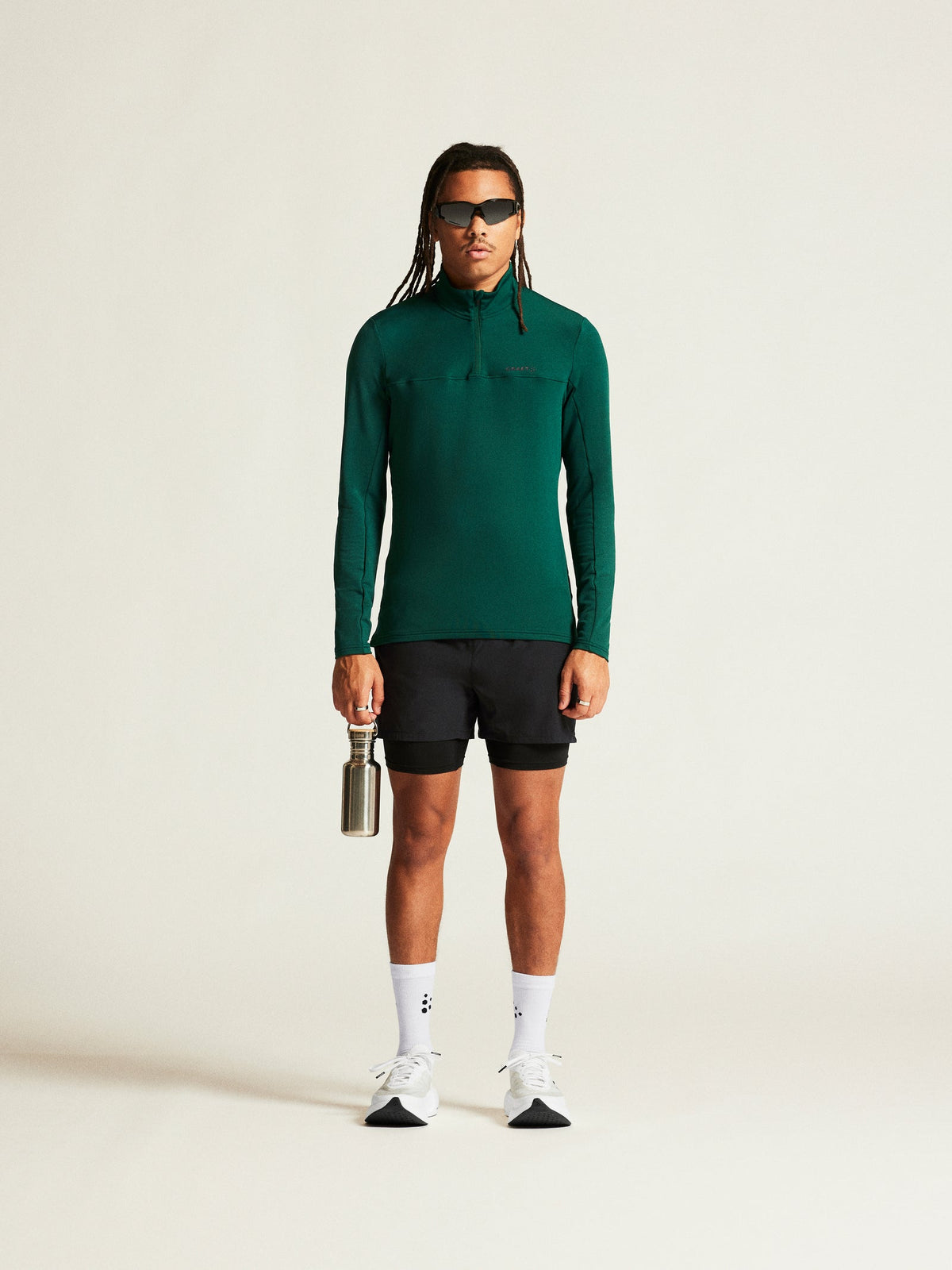 Craft CORE Gain Midlayer Herren in Grün, Detailansicht