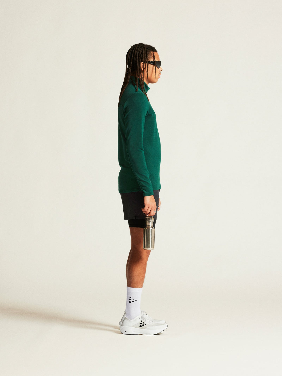 Craft CORE Gain Midlayer Herren in Grün, Detailansicht