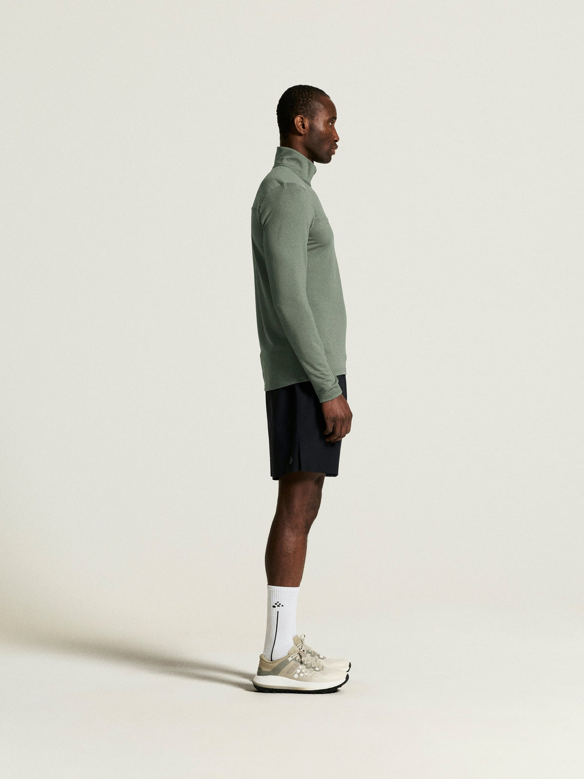 Craft CORE Gain Midlayer Herren in Blattgrün, Detailansicht