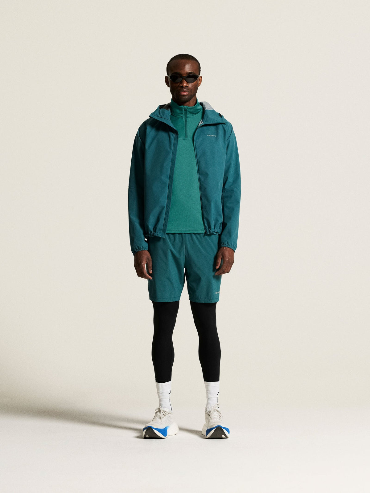 Craft CORE Gain Midlayer Herren in Grün, Detailansicht