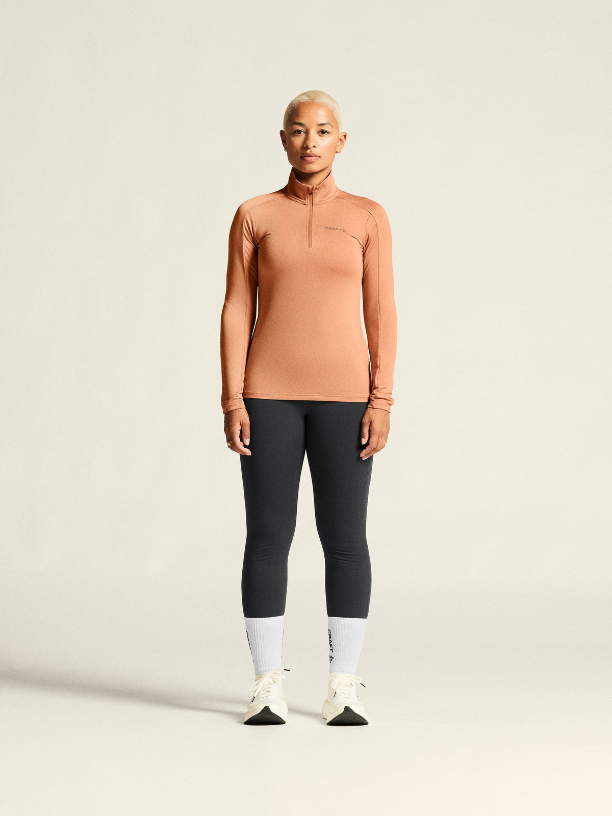 Craft CORE Gain Midlayer Damen in Beige, Detailansicht