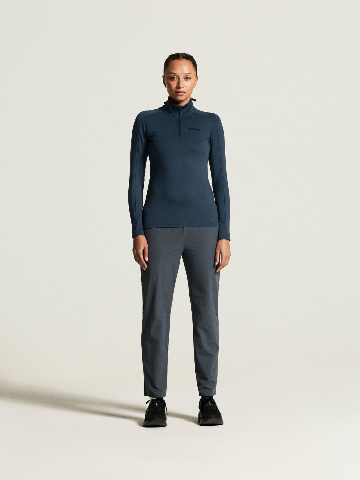 Craft CORE Gain Midlayer Damen in Nachtblau, Detailansicht