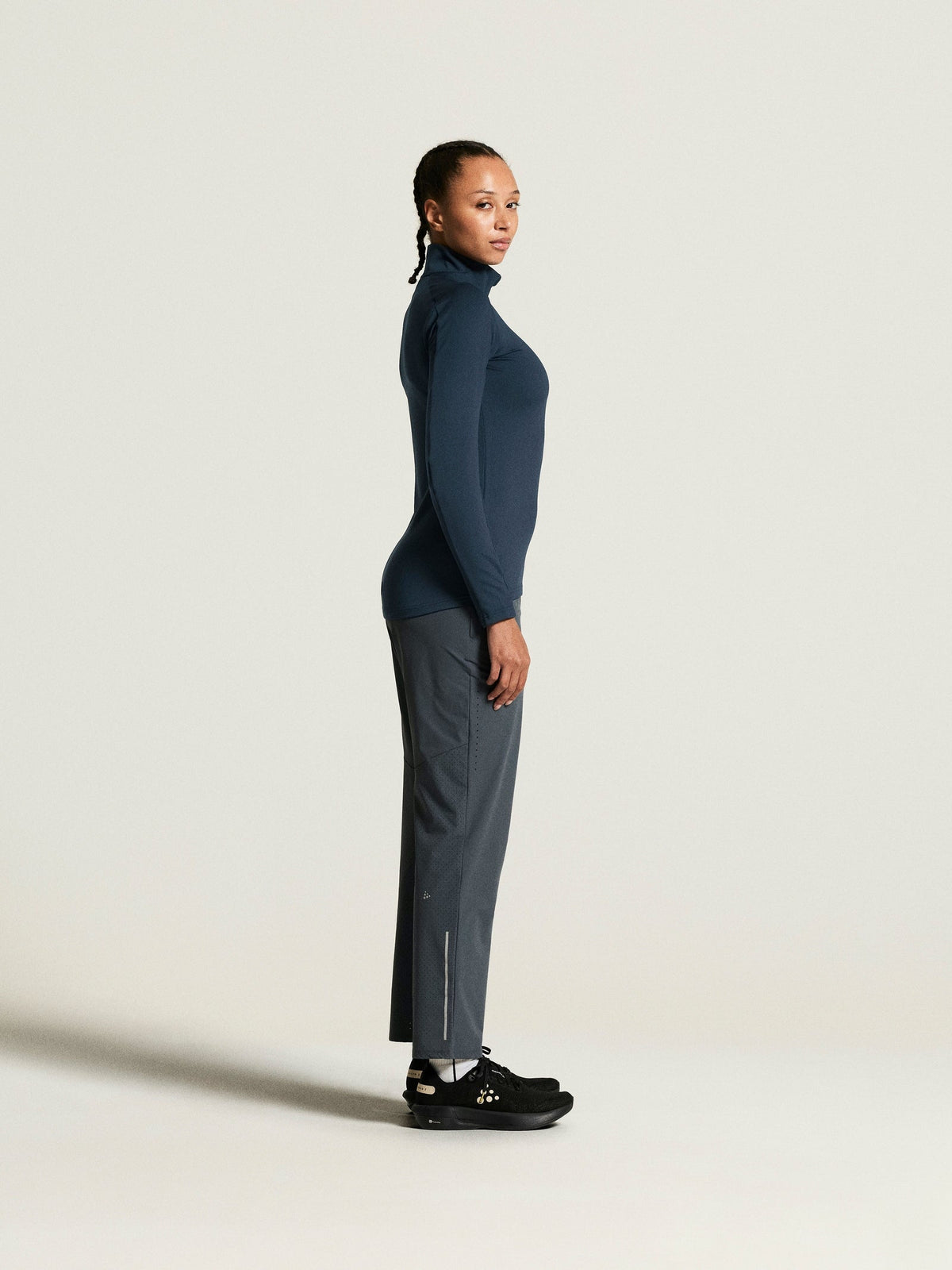 Craft CORE Gain Midlayer Damen in Nachtblau, Detailansicht