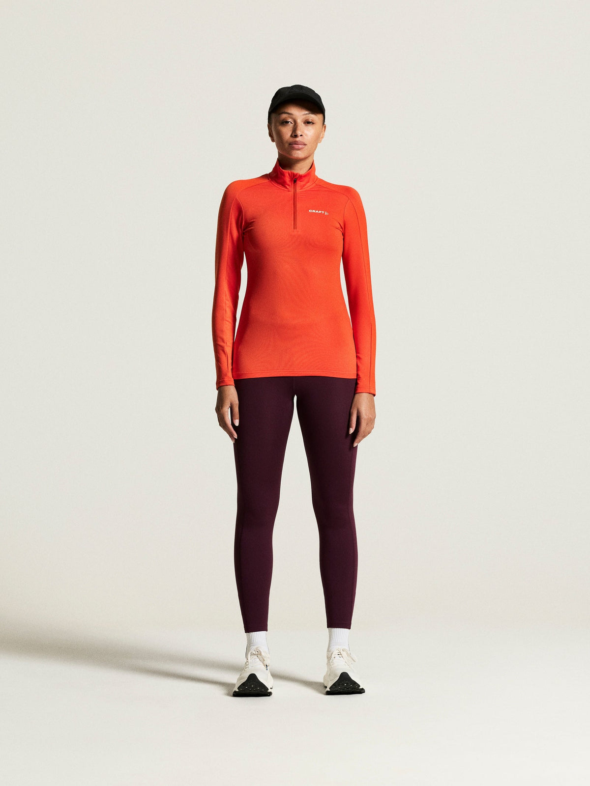 Craft CORE Gain Midlayer Damen in Rot, Detailansicht