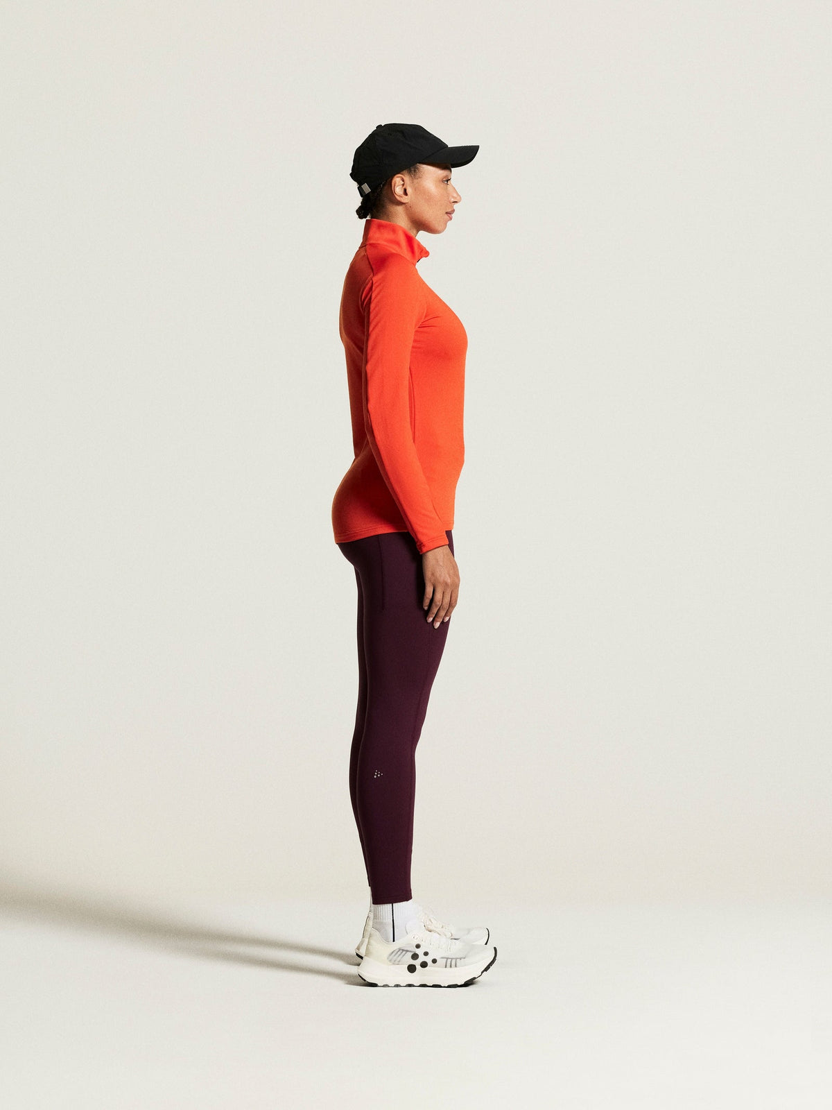 Craft CORE Gain Midlayer Damen in Rot, Detailansicht