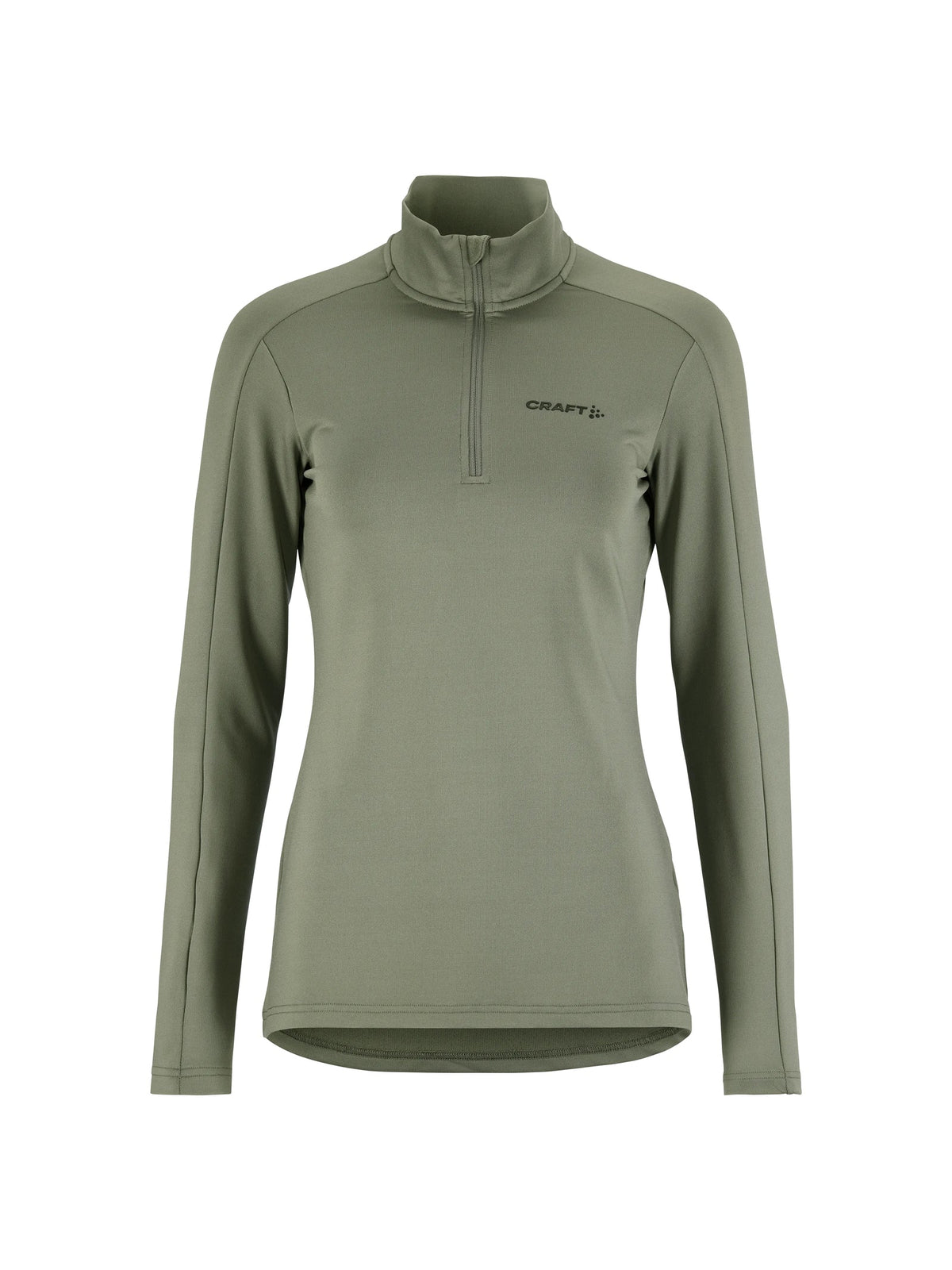 Craft CORE Gain Midlayer Damen in Blattgrün, Vorderansicht