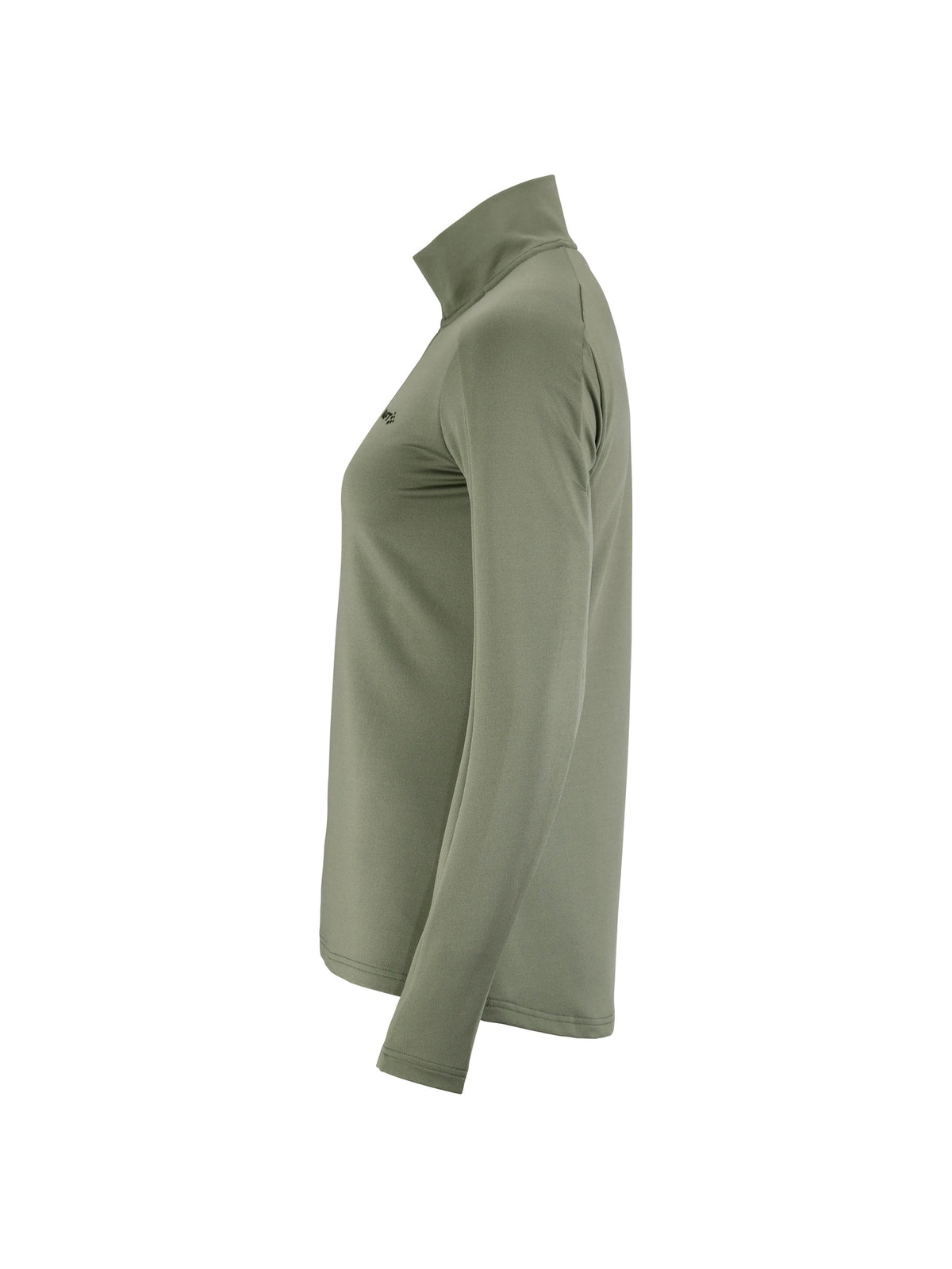 Craft CORE Gain Midlayer Damen in Blattgrün, Seitenansicht links