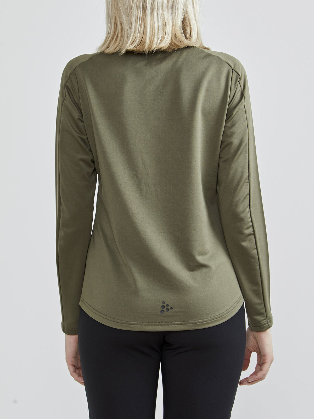 Craft CORE Gain Midlayer Damen in Oliv, Detailansicht