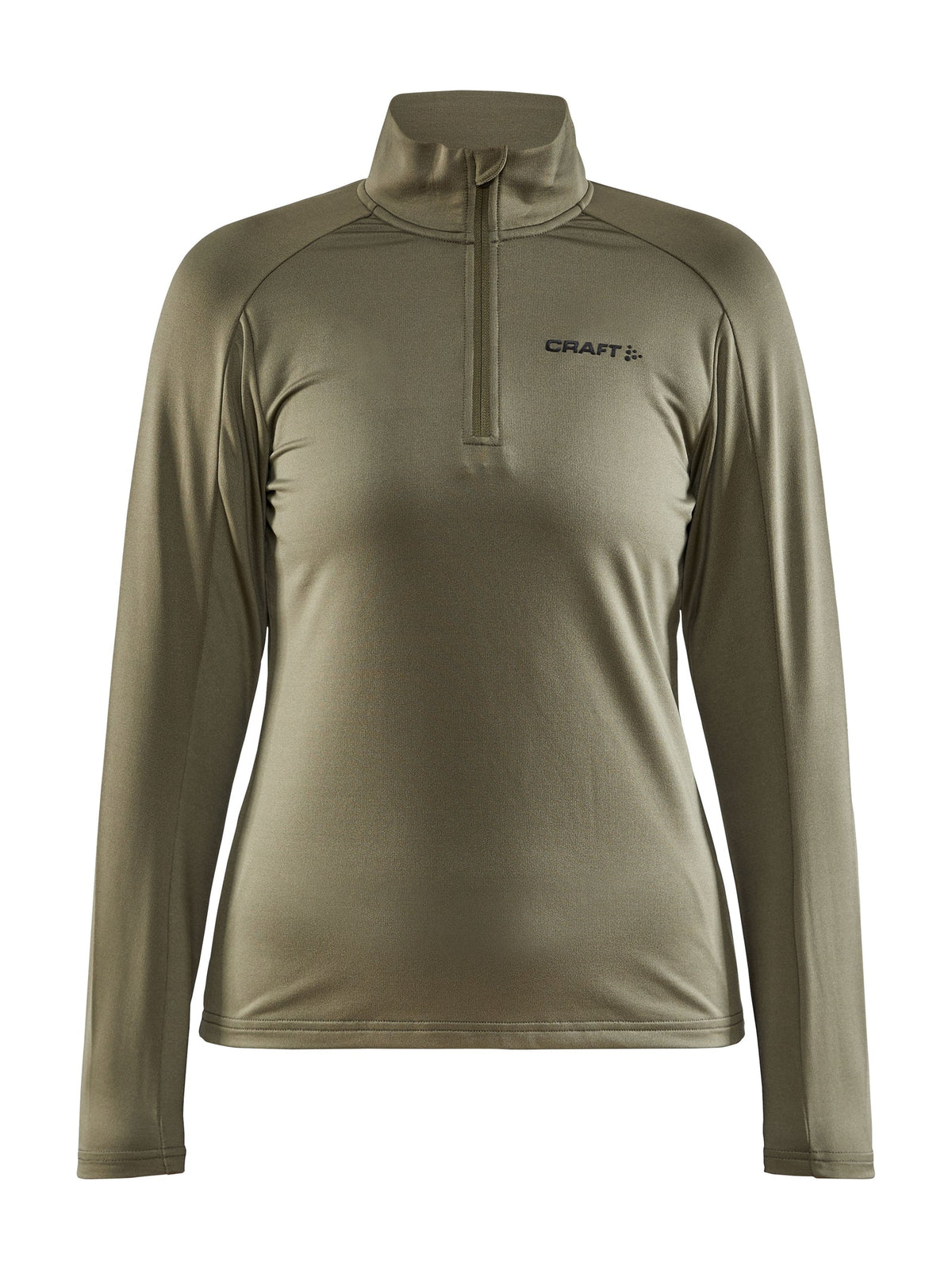Craft CORE Gain Midlayer Damen in Oliv, Vorderansicht