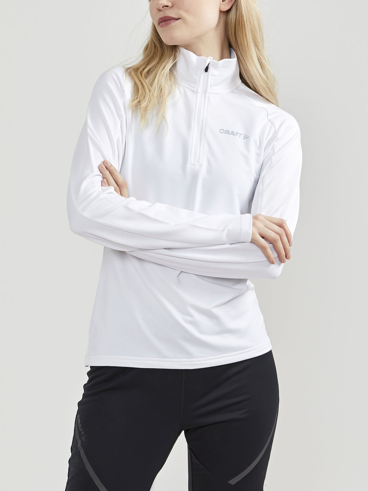 Craft CORE Gain Midlayer Damen in Weiss, Detailansicht