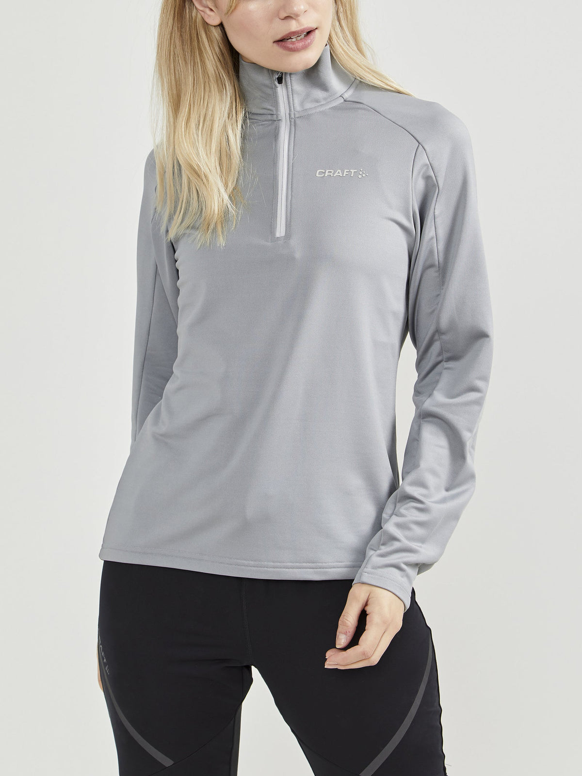 Craft CORE Gain Midlayer Damen in Grau, Detailansicht